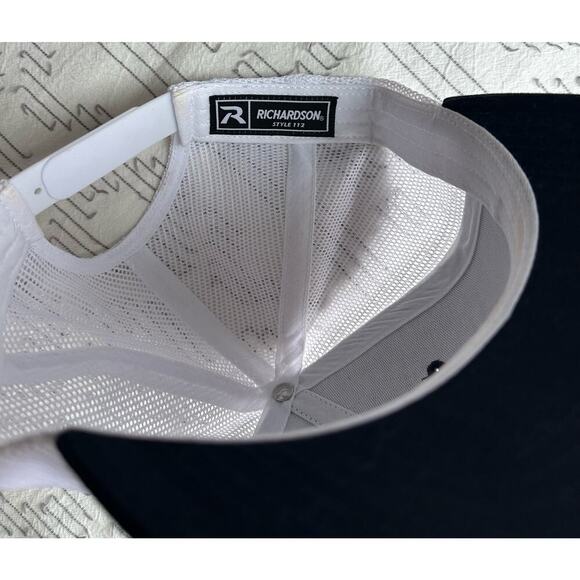 NASH Collection Neoprene NASH Trucker Navy Gold Hat - Picture 6 of 6